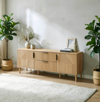 Minimalist TV Cabinet with Large Storage Capacity