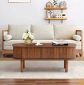 Modern Oval Lift-Top Coffee Table